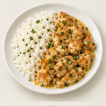Chicken with white rice